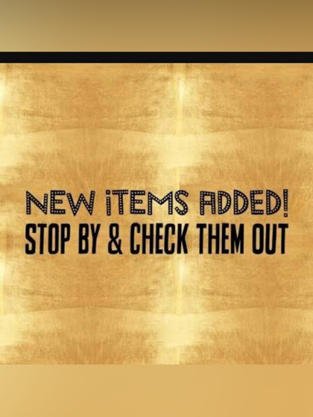 New Items Added!"